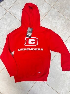 Defenders Red Pullover Hoodie - NWT